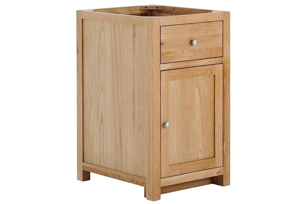 Contemporary Oak 1 Door 1 Drawer Right