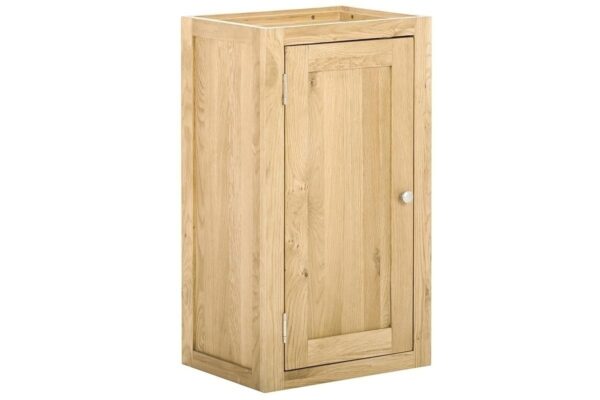 Contemporary Oak Single Wall Unit Left