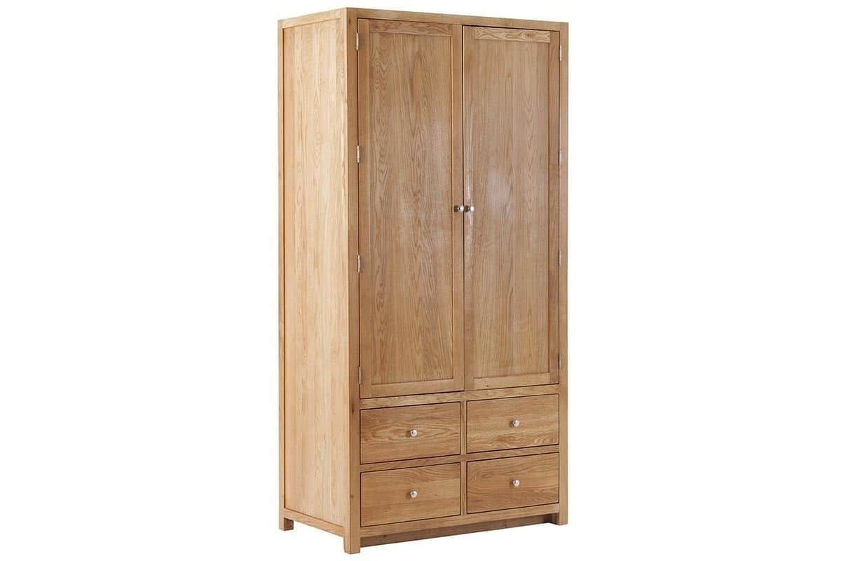 Contemporary Oak Larder Unit