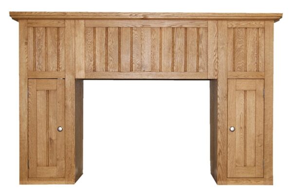 Rustic Oak Small Plate Rack