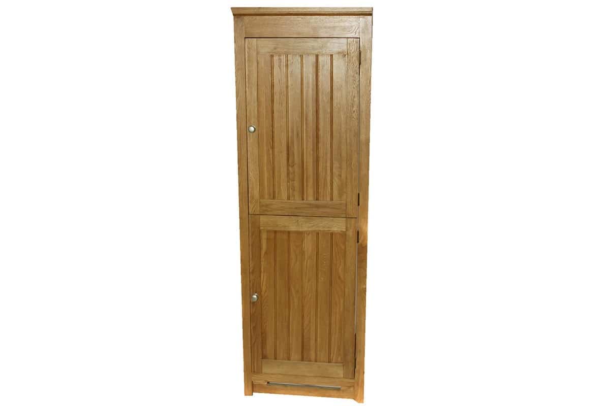 Rustic Oak Fridge/Freezer Unit