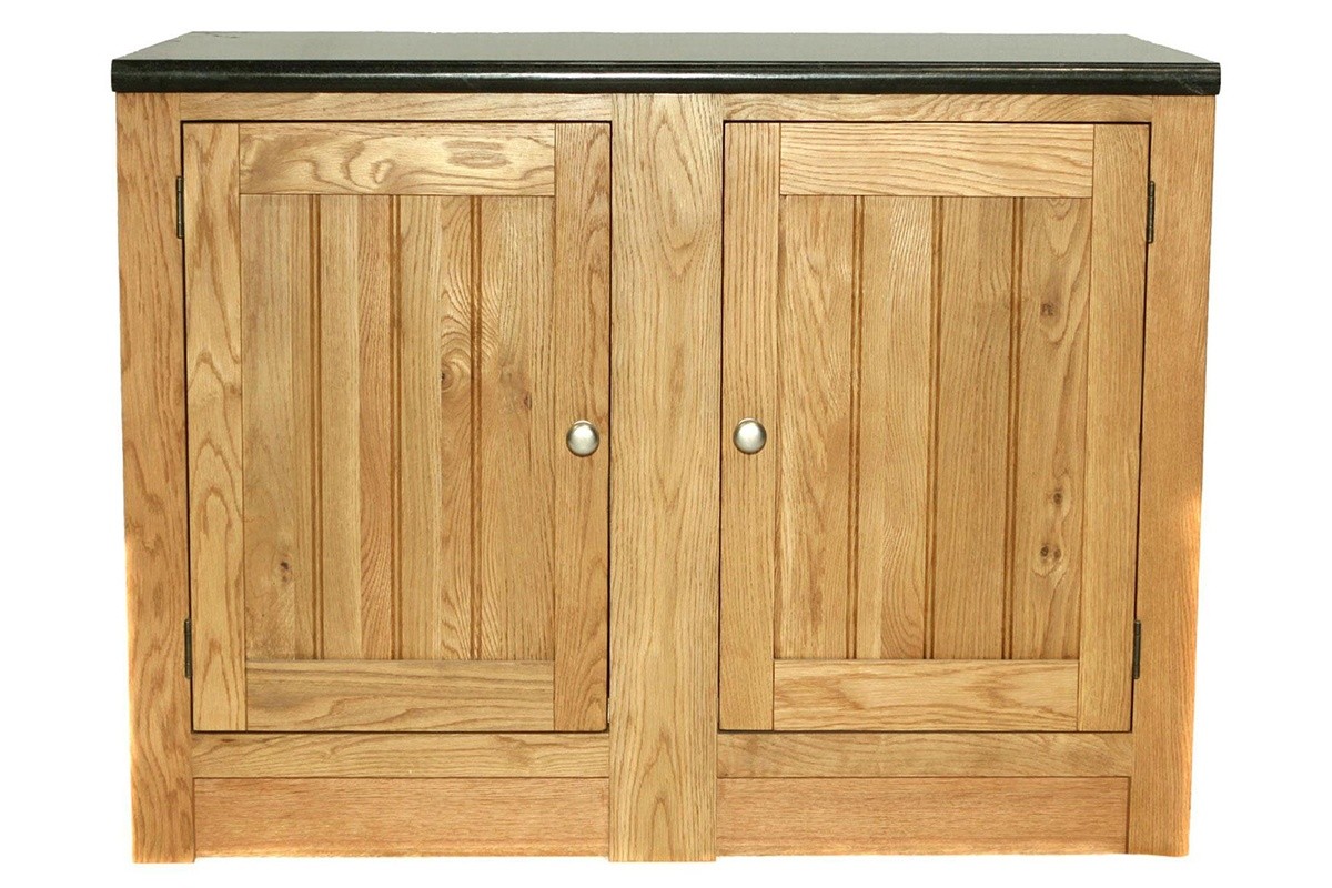 Rustic Oak Blind Corner Unit