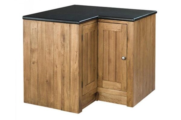 Rustic Oak Corner Unit