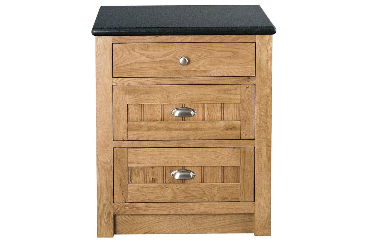 Rustic Oak 3 Drawer Unit