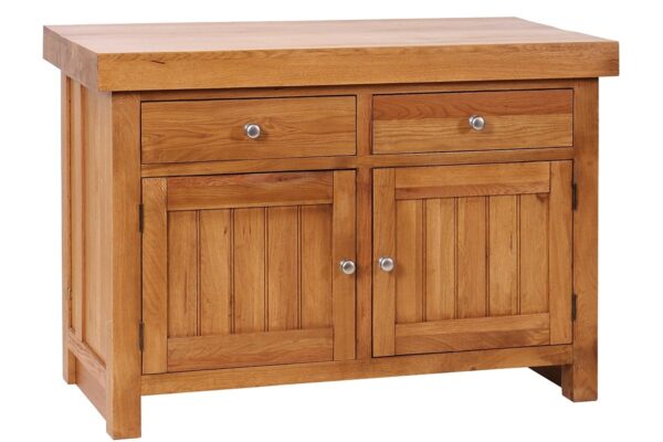 Rustic Oak Rectangular Island