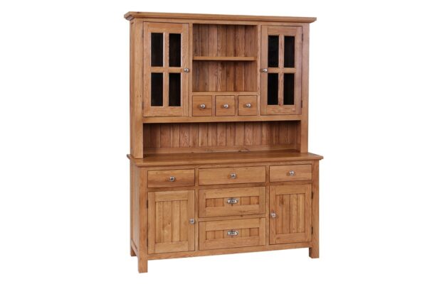 Rustic Oak Rectangular Island