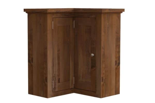 Rustic Pine Corner Wall Unit