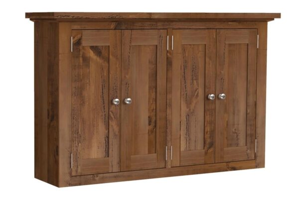 Rustic Pine Double Wall Unit
