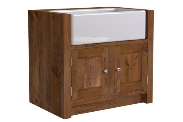Rustic Pine Double Butler Sink Unit