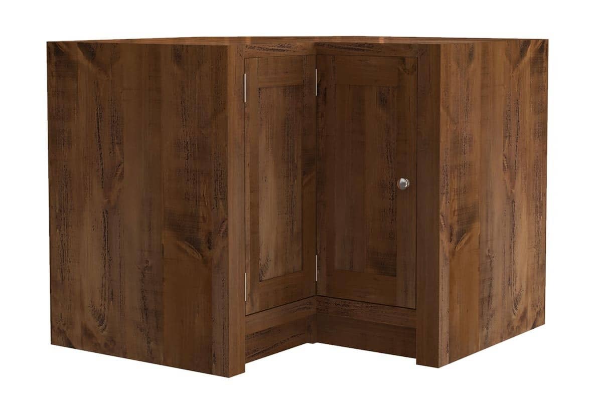 Rustic Pine Corner Unit