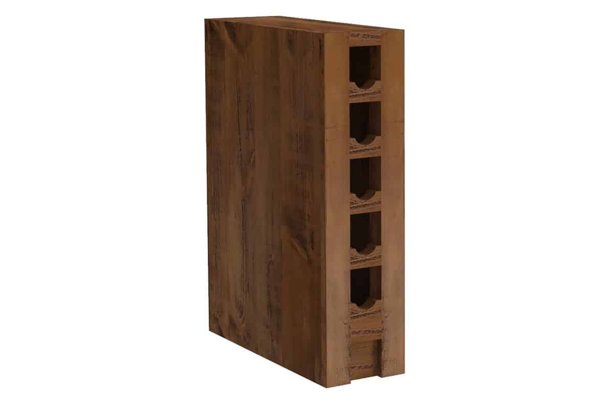 Rustic Pine Wine Rack