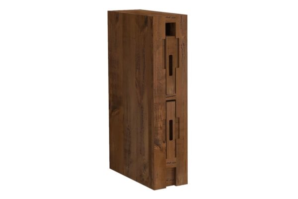Rustic Pine Chopping Board and Tray Unit