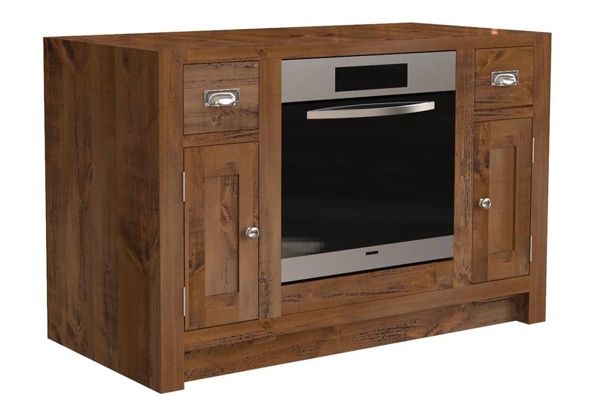 Rustic Pine Medium Oven Unit