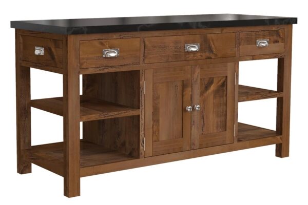 Rustic Pine Large Island