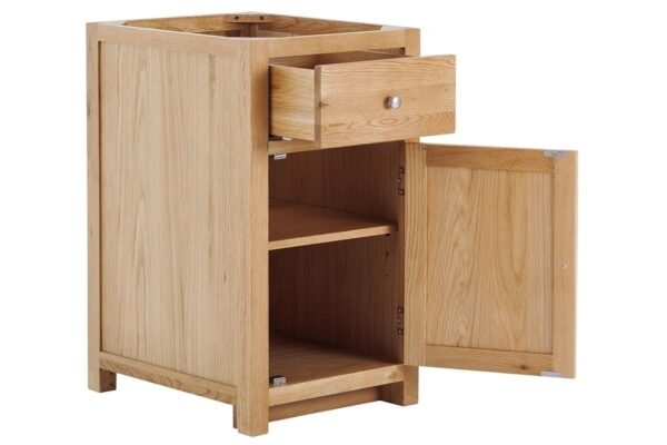 Contemporary Oak 1 Door 1 Drawer Right