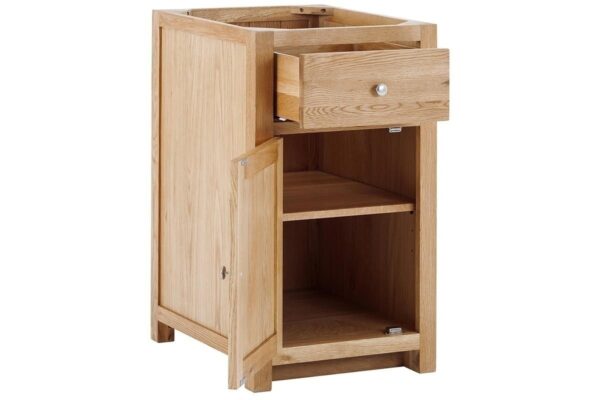 Contemporary Oak 1 Door 1 Drawer Left