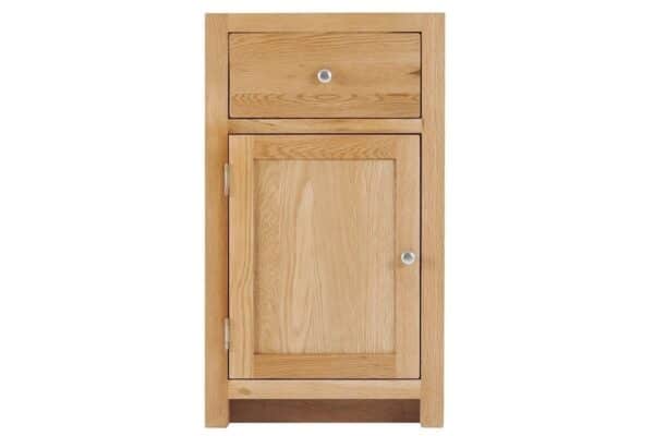 Contemporary Oak 1 Door 1 Drawer Left