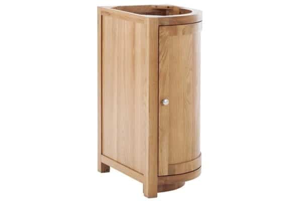 Contemporary Oak Curved Base Right