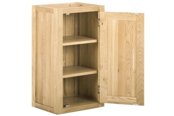 Contemporary Oak Single Wall Unit Right
