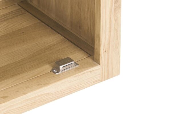 Contemporary Oak Single Wall Unit Left