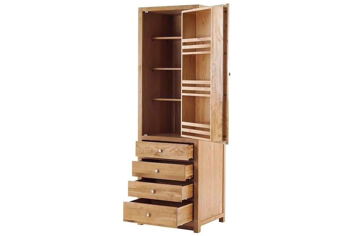 Contemporary Oak Single Larder Right - Image 4
