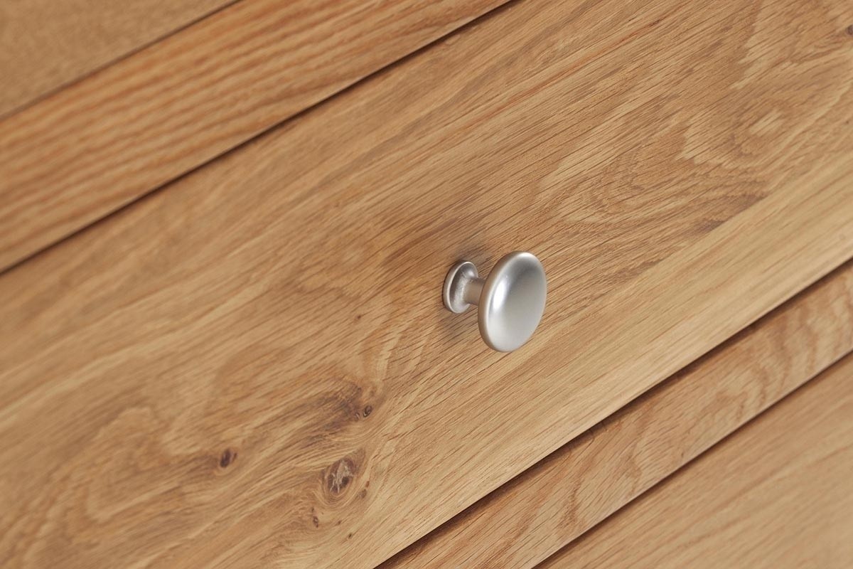 Contemporary Oak Single Larder Right - Image 6