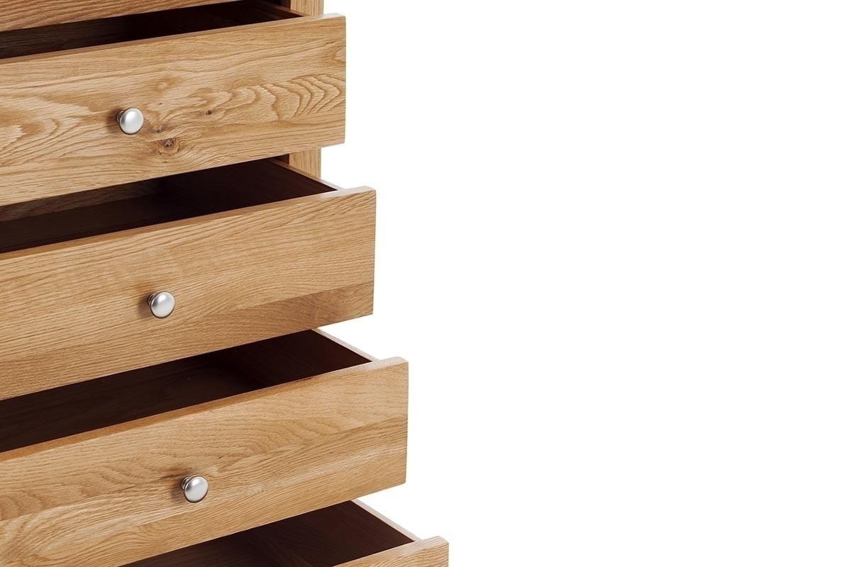 Contemporary Oak Single Larder Left - Image 3