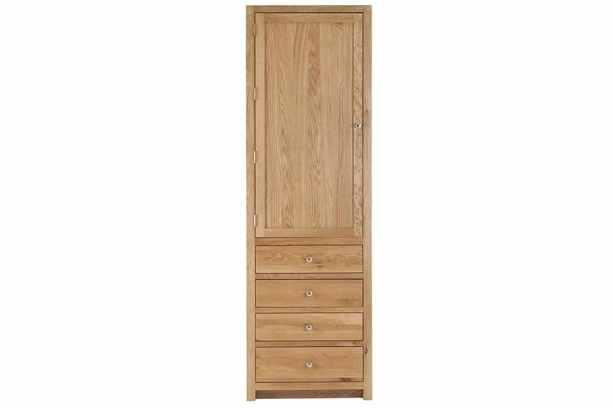 Contemporary Oak Single Larder Left - Image 7