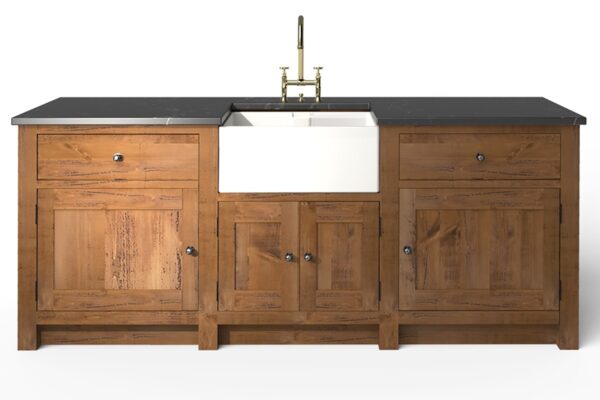 Rustic Pine Long Appliance Sink Unit