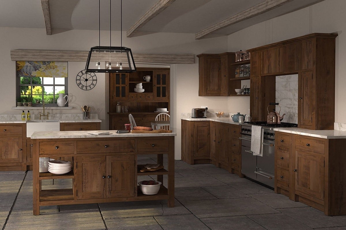 Rustic Pine Appliance Unit - Image 3