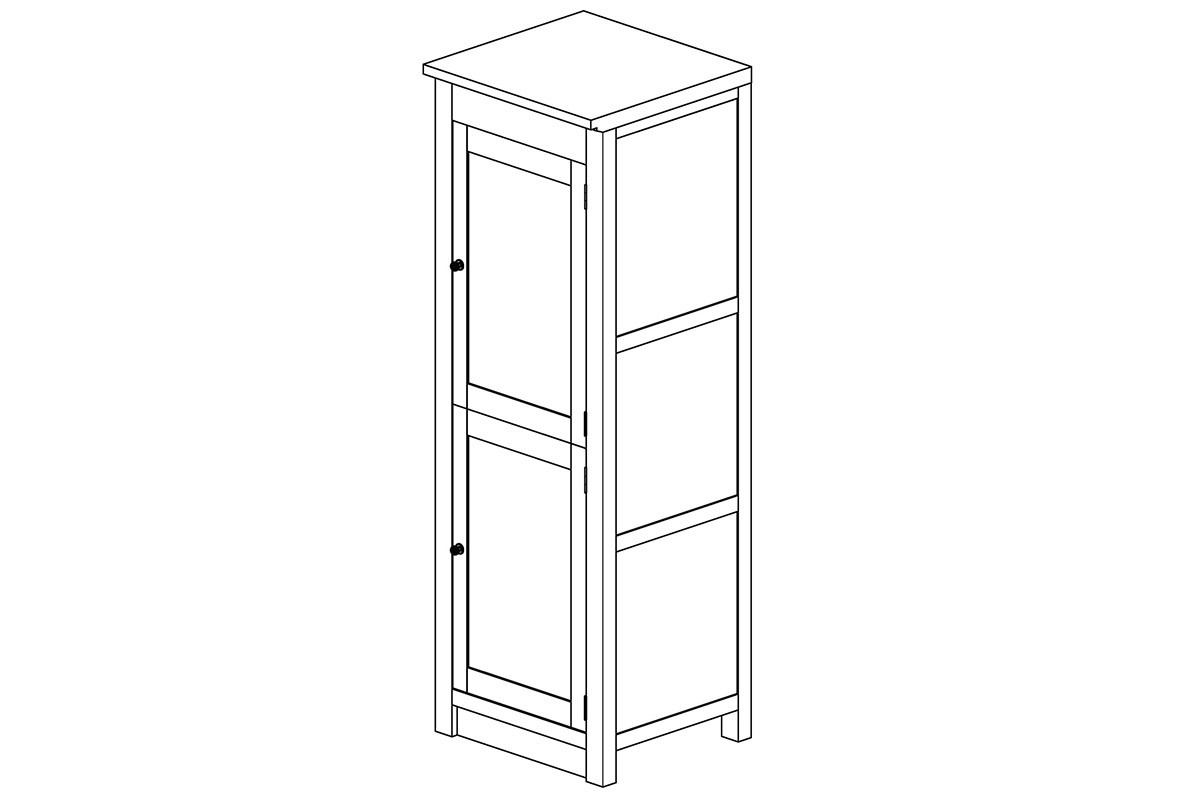 Rustic Pine Fridge/Freezer Unit - Image 2
