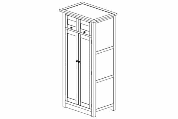 Rustic Pine Larder