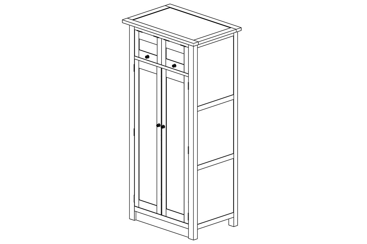 Rustic Pine Larder - Image 2