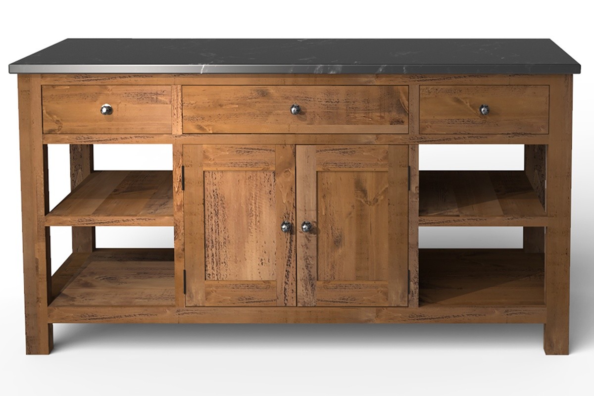 Rustic Pine Large Island - Image 3