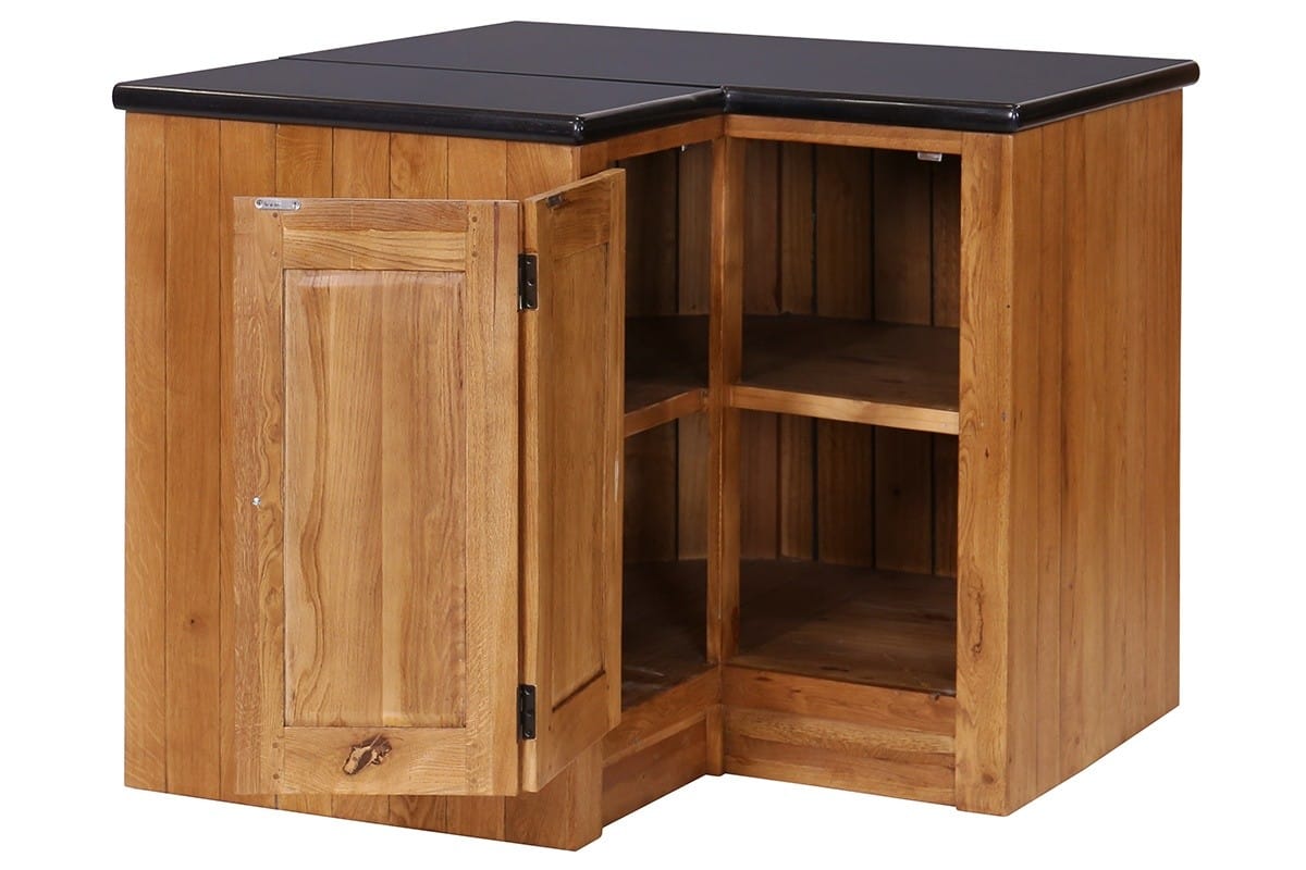 Rustic Oak Corner Unit - Image 3