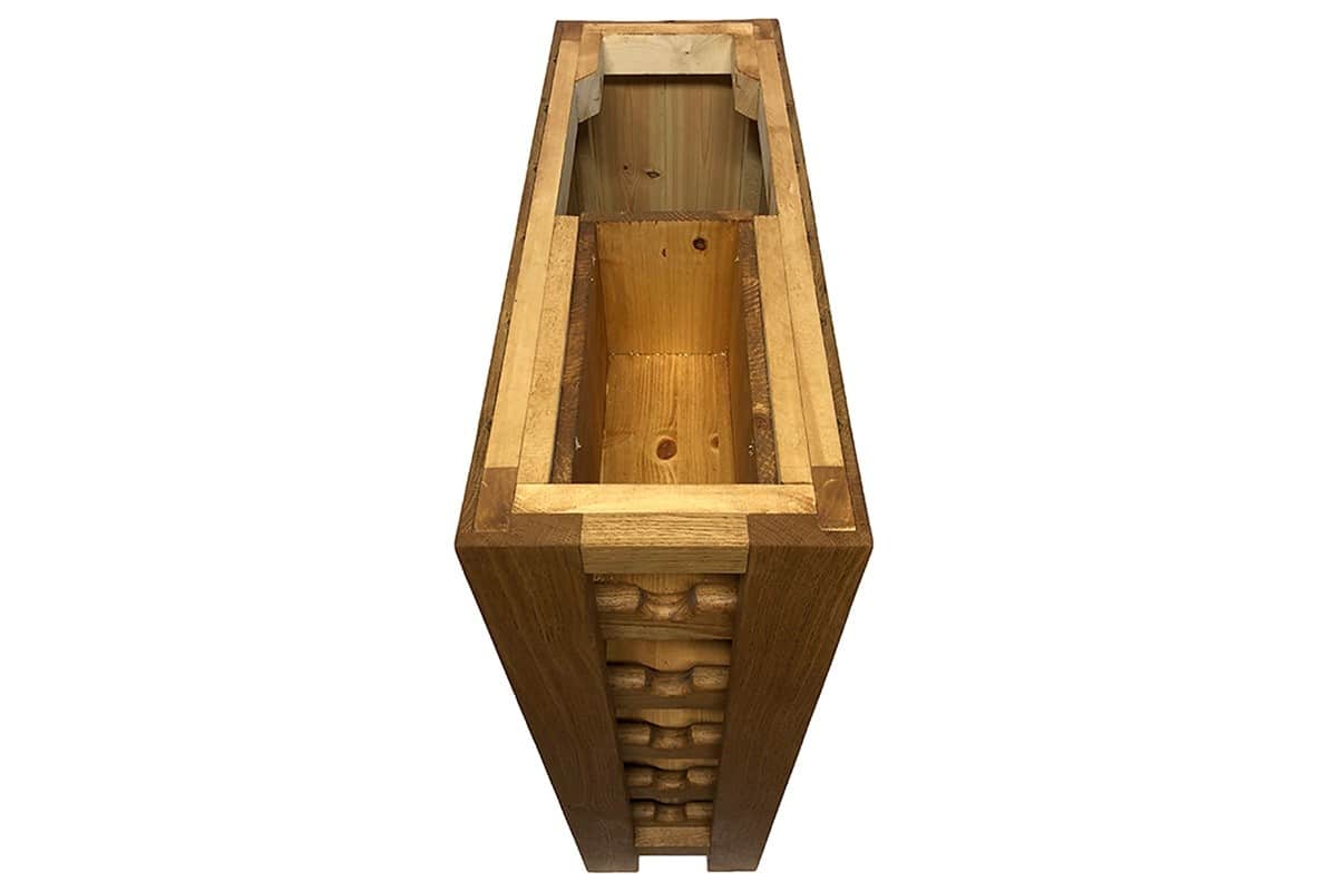 Rustic Oak Wine Rack - Image 2