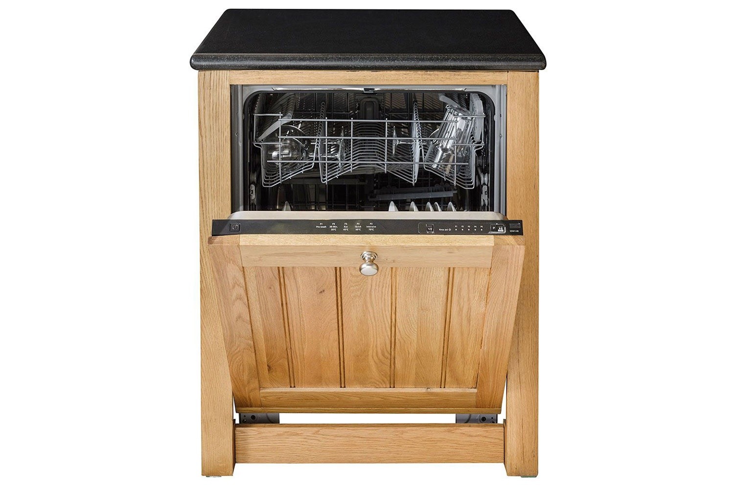 Rustic Oak Appliance Unit - Image 4