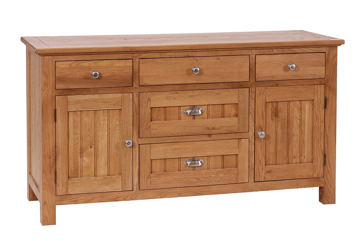 Rustic Oak Dresser - Image 3