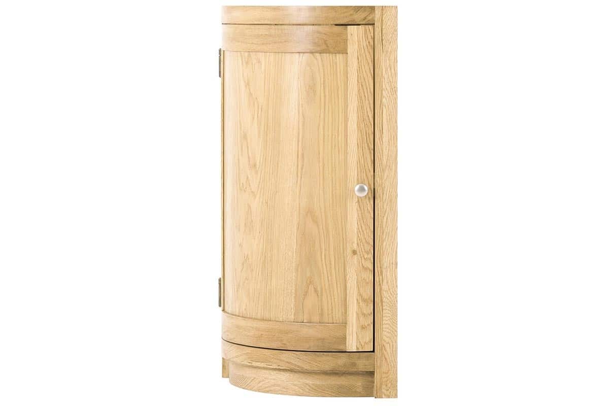 Contemporary Oak Curved Base Left - Image 7