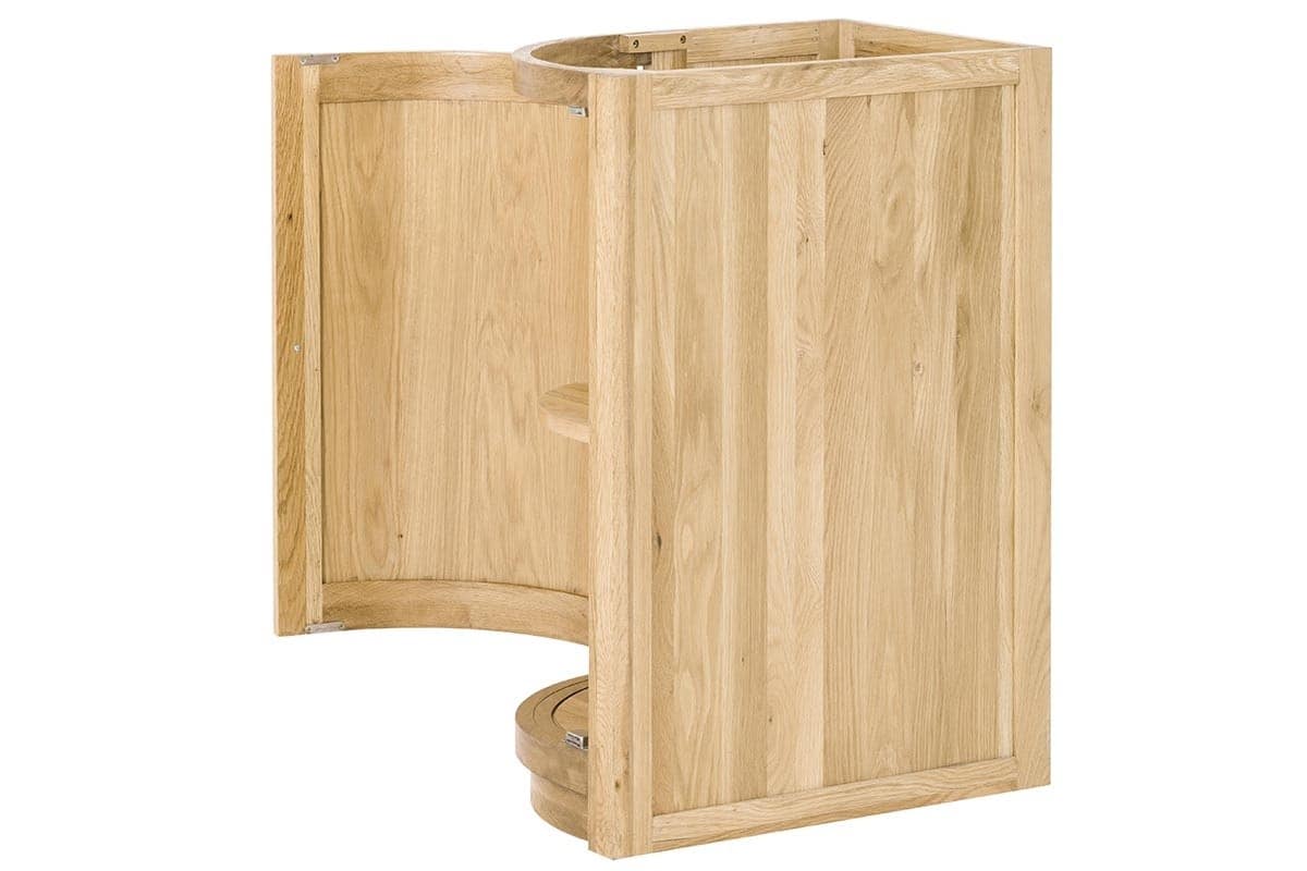 Contemporary Oak Curved Base Left - Image 9