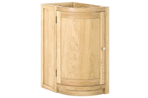 Contemporary Oak Curved Base Left