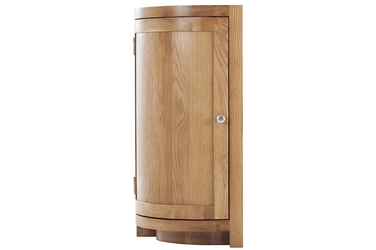Contemporary Oak Curved Base Left - Image 2